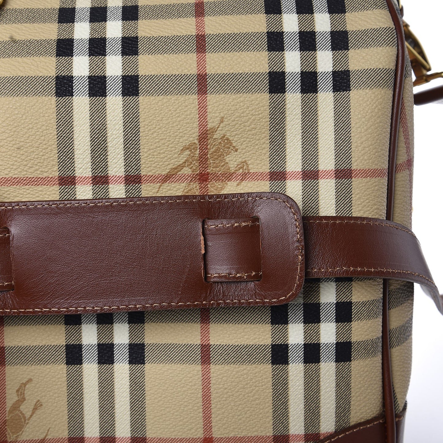 Haymarket Check Duffle Bag Brown