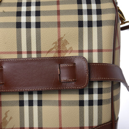 Burberry Haymarket Check Duffle Bag Brown 11 of 11