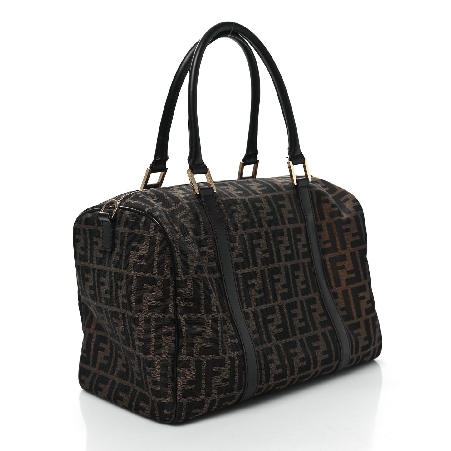 Zucca Medium Convertible Boston Satchel Tobacco Brown