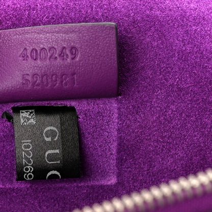 Gucci GG Supreme Monogram Embroidered Small Dionysus Shoulder Bag Purple 6 of 8