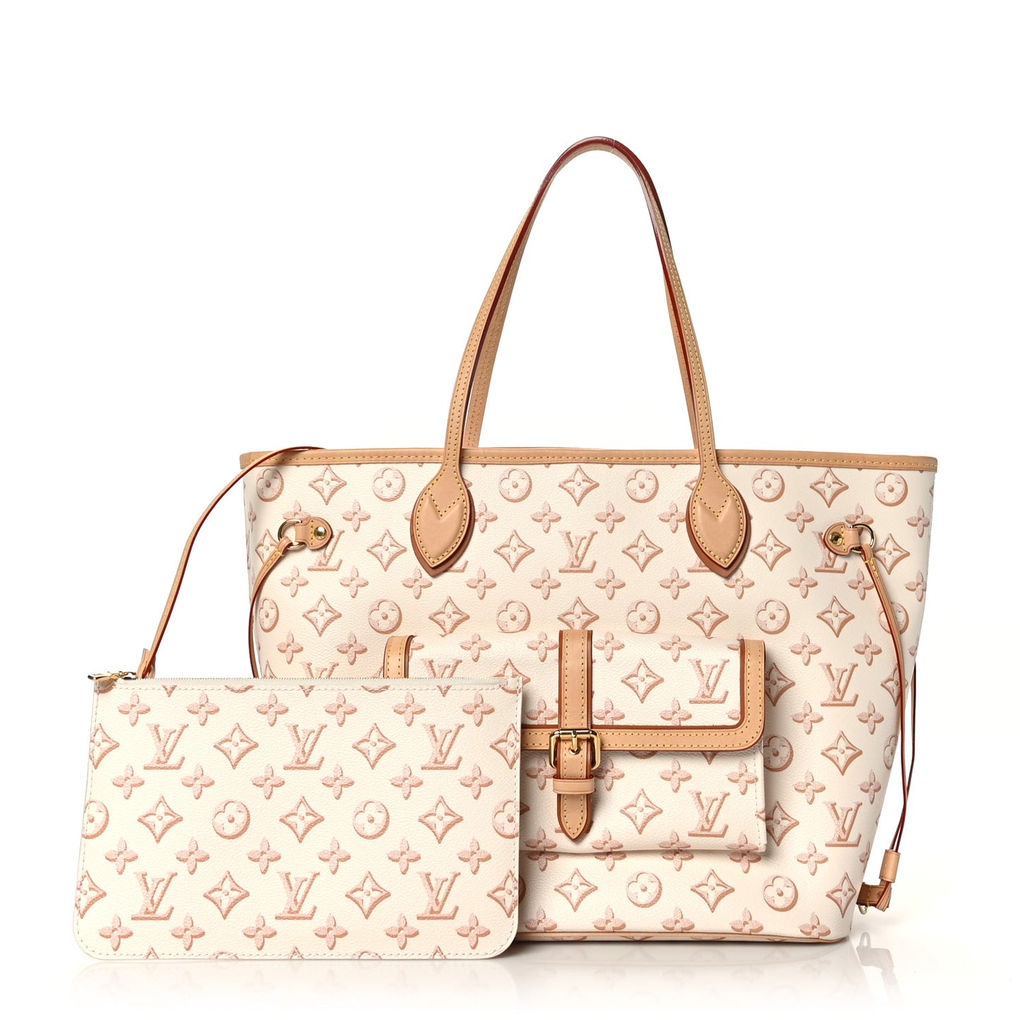 Monogram Fall For You Neverfull MM Beige Clair