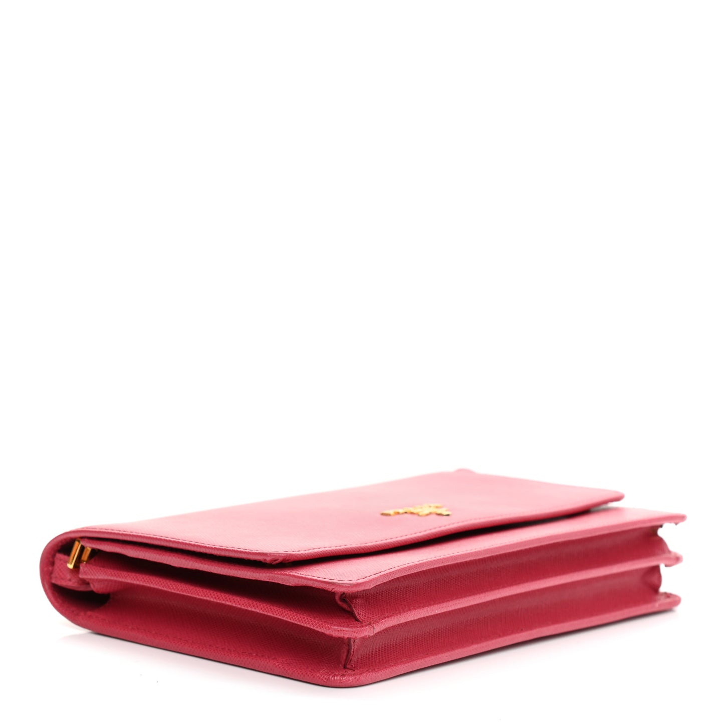 Saffiano Metal Mini Crossbody Wallet Peonia