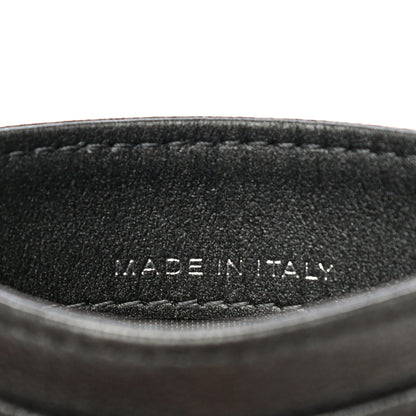 Chanel Goatskin Camellia Embossed Card Holder Grey 7 of 12