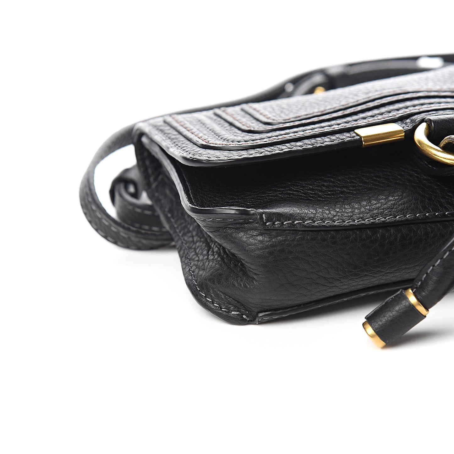 Calfskin Marcie Convertible Belt Bag Black