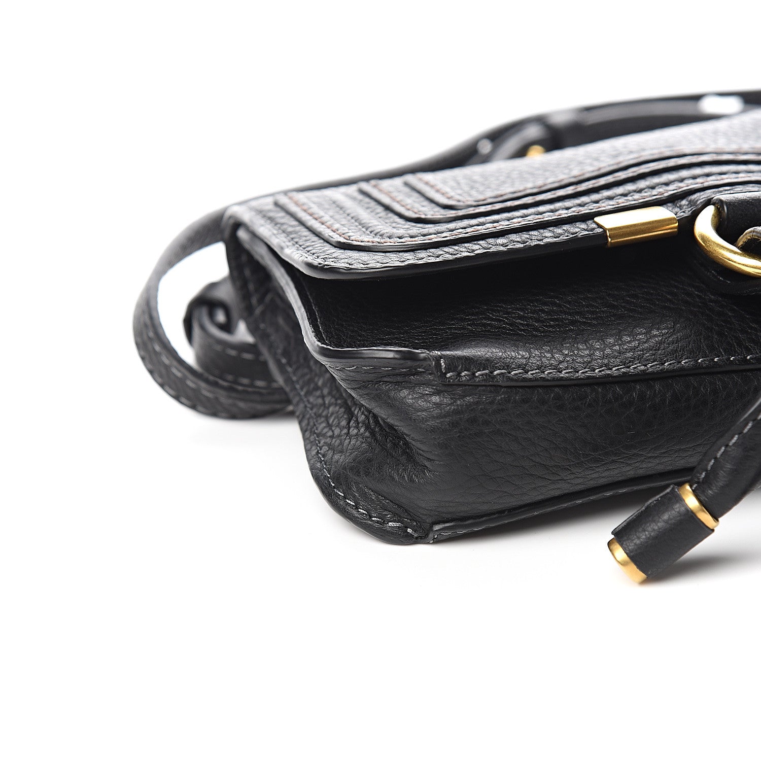 Chloe Calfskin Marcie Convertible Belt Bag Black 7 of 9