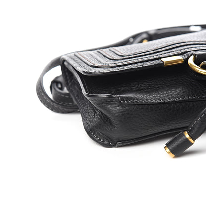 Chloe Calfskin Marcie Convertible Belt Bag Black 7 of 9