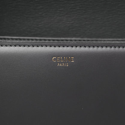Celine Shiny Calfskin Medium Triomphe Grey 6 of 21