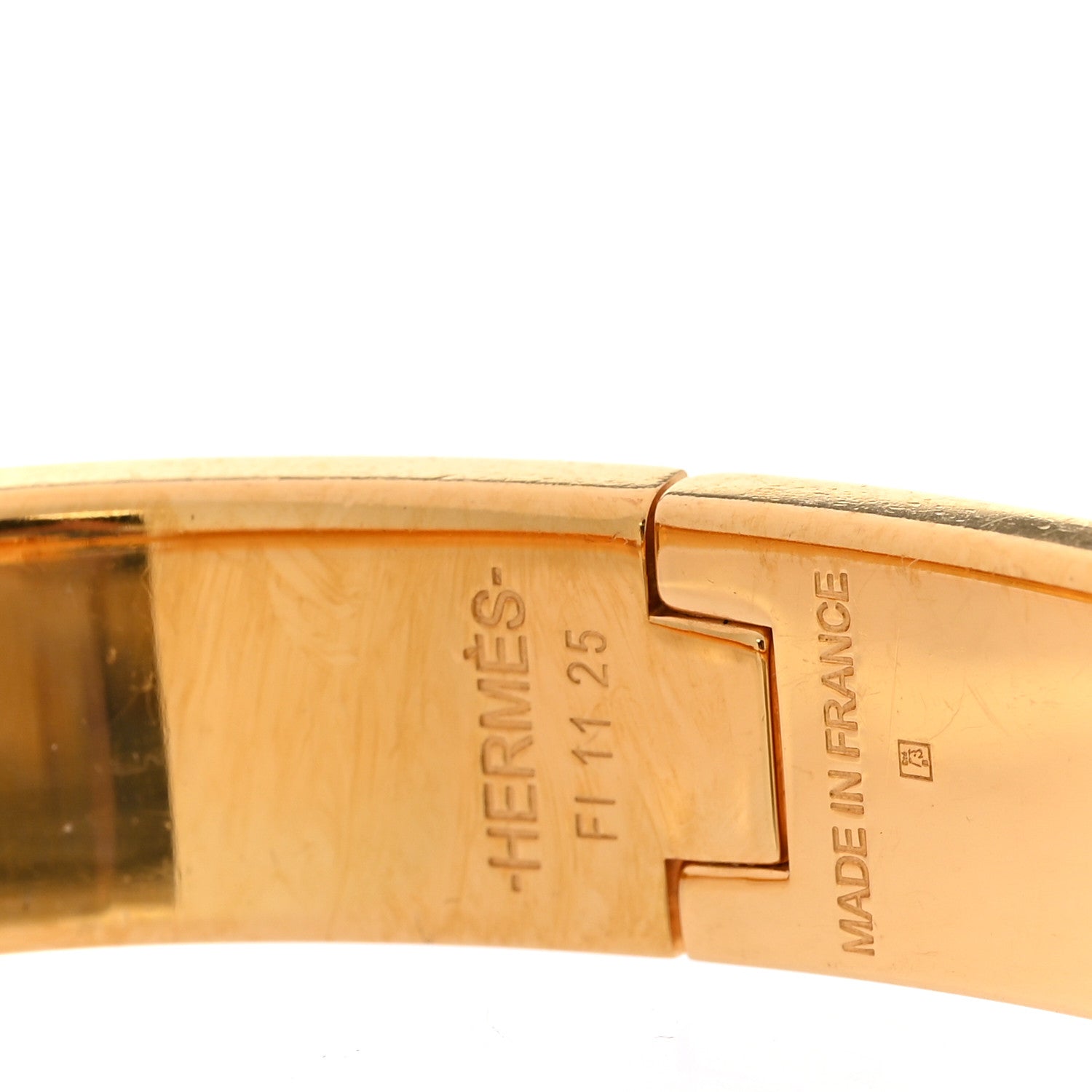 Hermes Enamel Narrow Clic Clac H Bracelet PM White 4 of 4