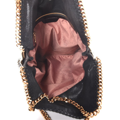 Stella McCartney Embellished Shaggy Deer Falabella Fold Over Tote Black 6 of 11