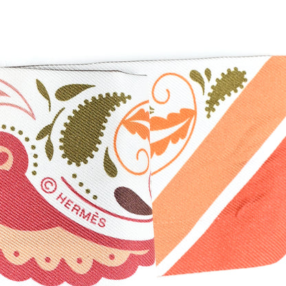 Hermes Silk Guepards Bandana Twilly 3 of 5
