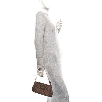 Louis Vuitton Damier Ebene Eva Clutch 2 of 12