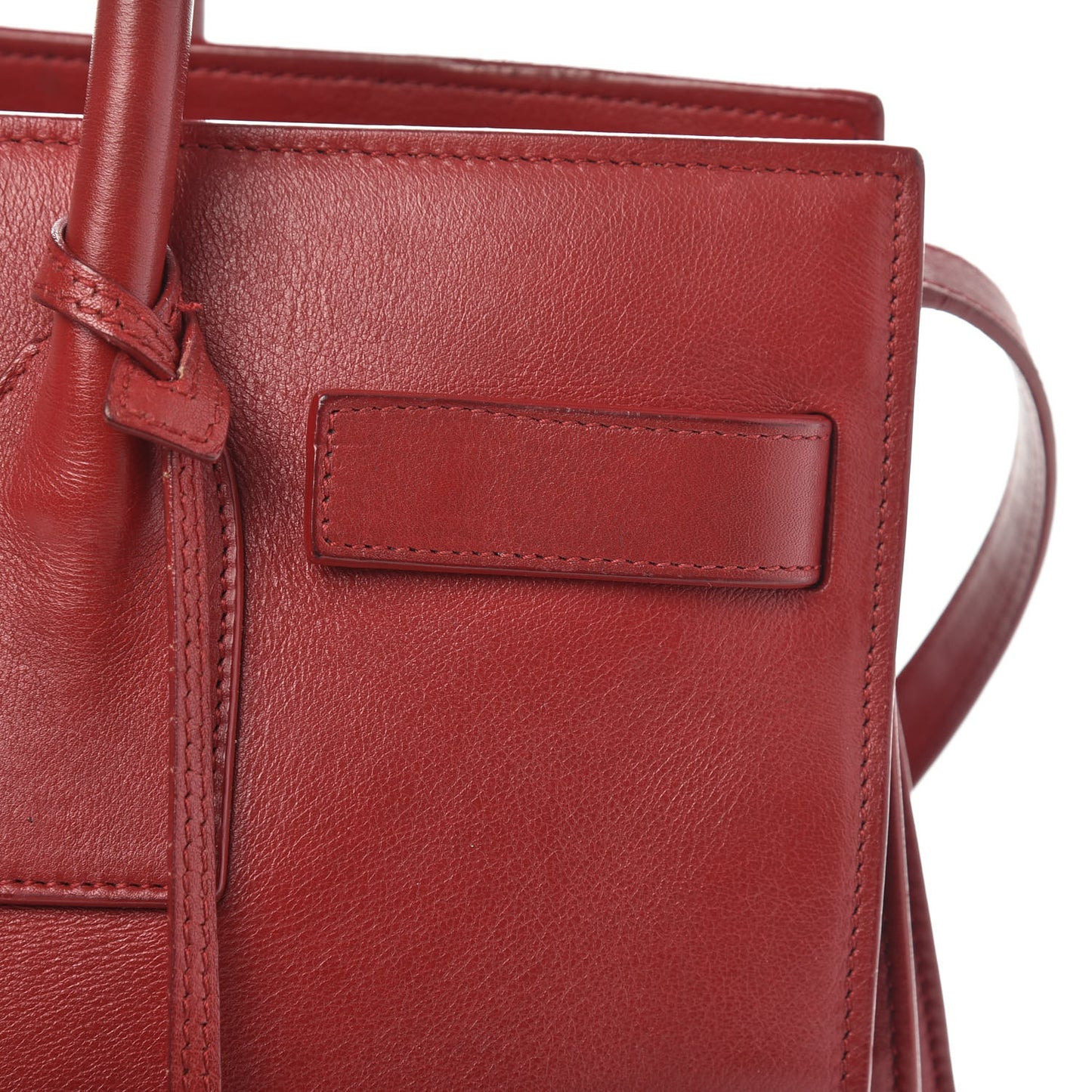 Calfskin Small Sac De Jour Rouge Orient