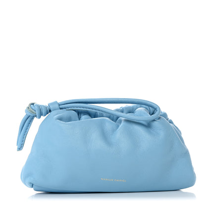 Mansur Gavriel Lambskin Mini Cloud Wristlet Sky 1 of 7