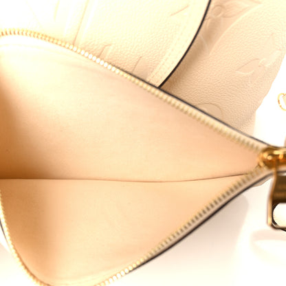 Louis Vuitton Empreinte Monogram Giant Neverfull MM Cream 8 of 12