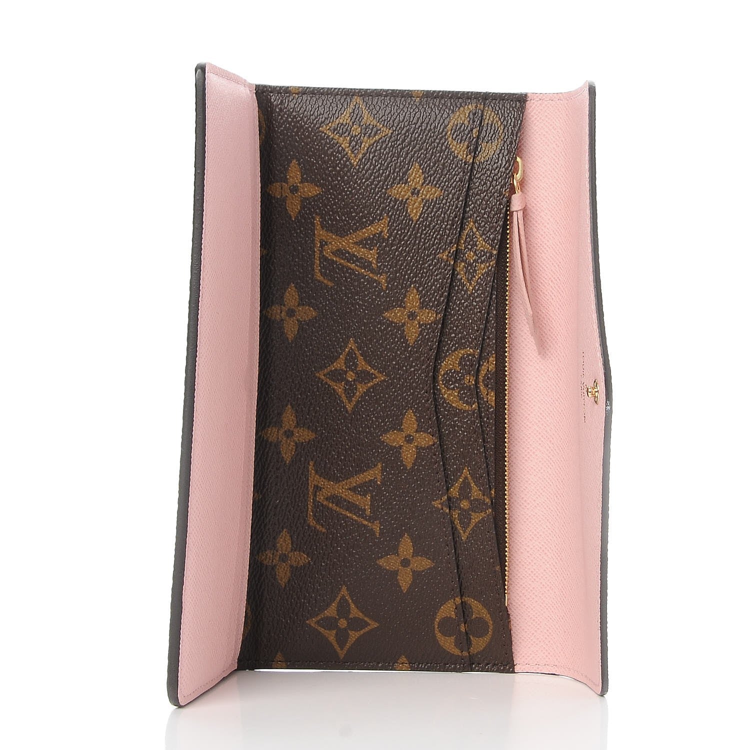 Louis Vuitton Monogram Josephine Wallet Rose Ballerine 6 of 10