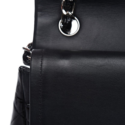 Chanel Patent Quilted Jumbo Double Flap Black 9 of 22