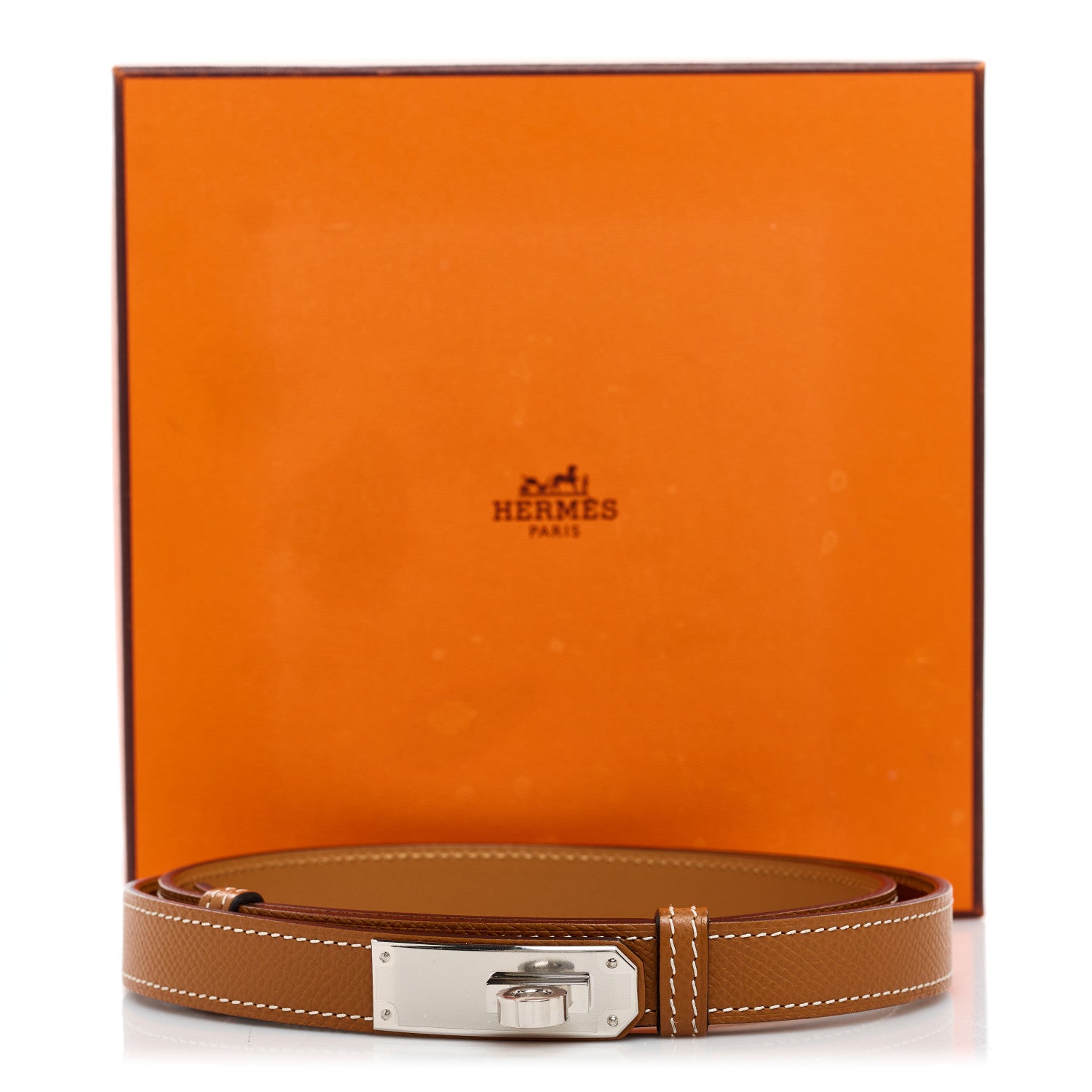Hermes Epsom Kelly Belt Gold 5 of 5