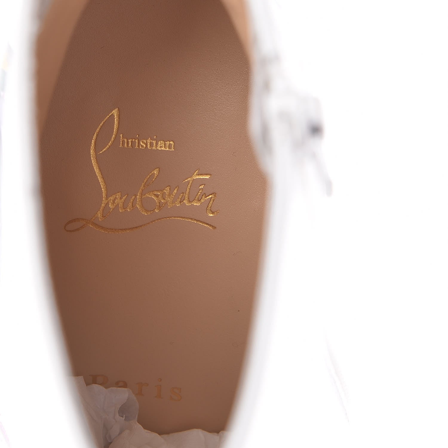 Christian Louboutin Calfskin In Love 100 Booties 38 White 6 of 10