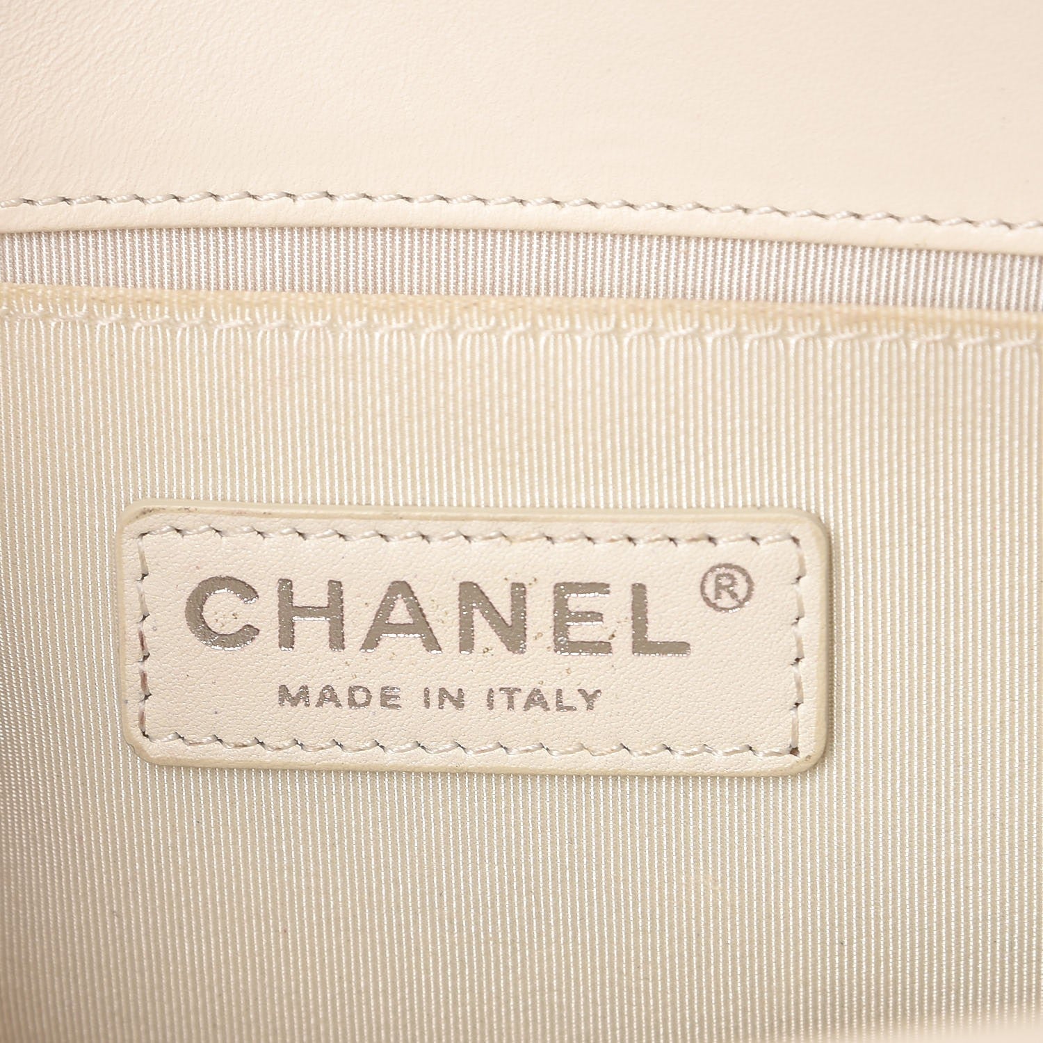 Chanel Lambskin Quilted Medium Boy Flap White 7 of 14