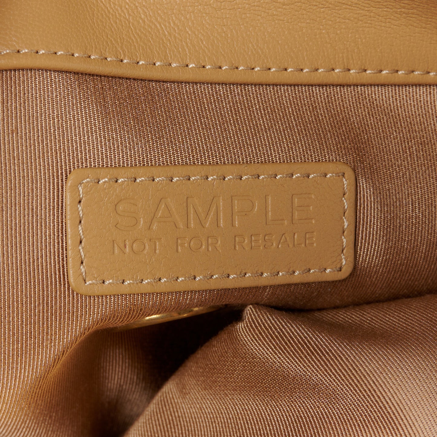 Lambskin Quilted Large Chanel 19 Flap Dark Beige