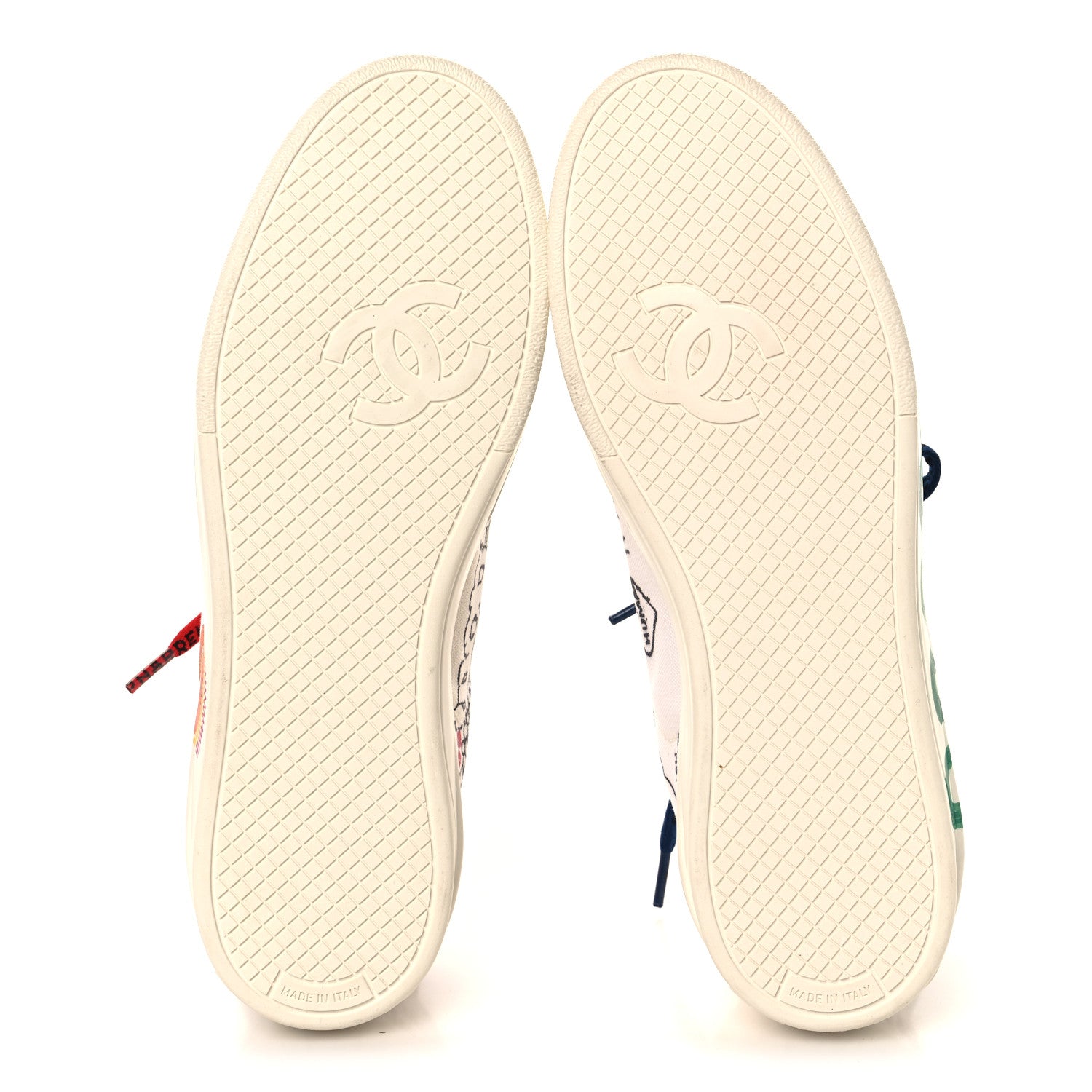 Chanel x Pharrell Williams Canvas Womens Sneakers 38 White Multicolor 6 of 8