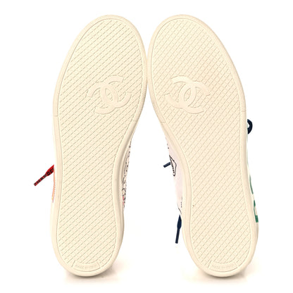 Chanel x Pharrell Williams Canvas Womens Sneakers 38 White Multicolor 6 of 8