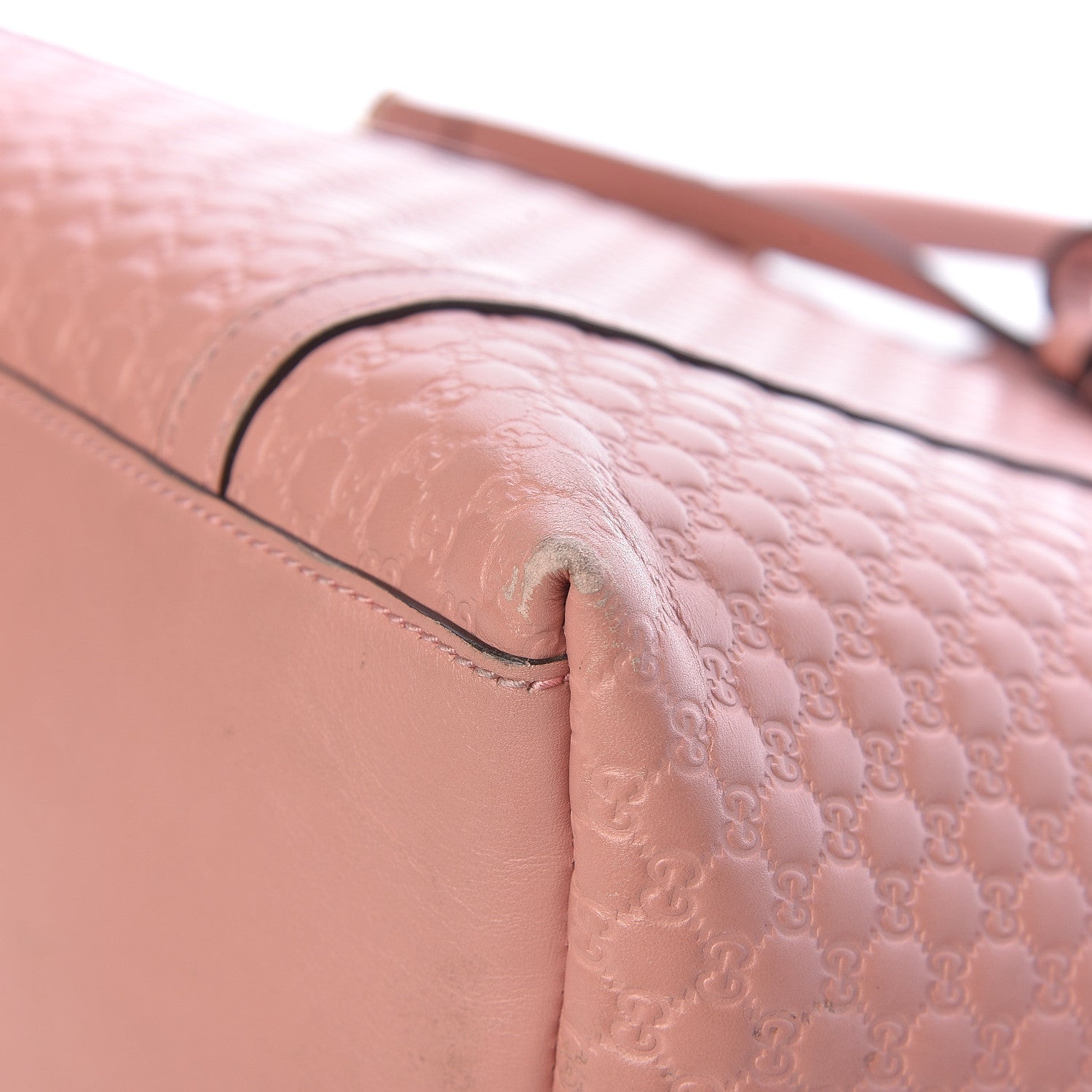 Gucci Soft Microguccissima Large Dome Satchel Soft Pink 11 of 14