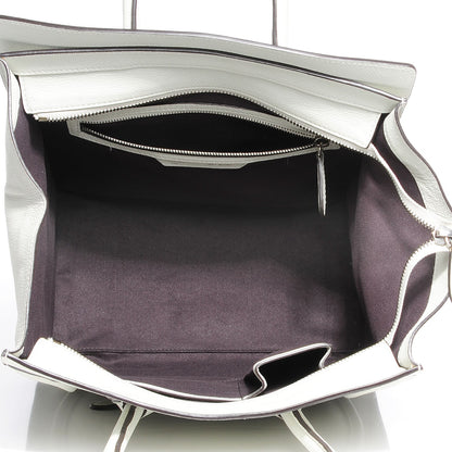 Celine Drummed Calfskin Mini Luggage Lune 8 of 8