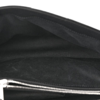 Saint Laurent Calfskin Y Quilted Monogram Medium Loulou Chain Satchel Black 4 of 8