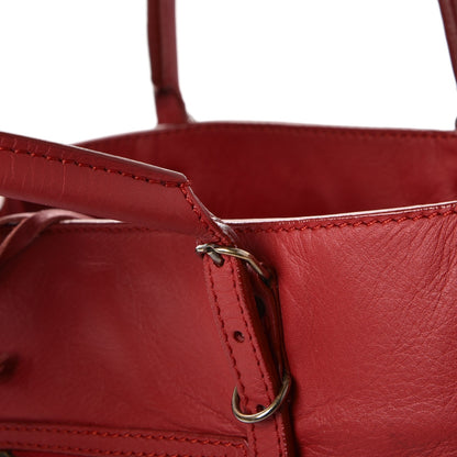 Balenciaga Veau Souple Papier Mini A4 Tote Rouge 9 of 9