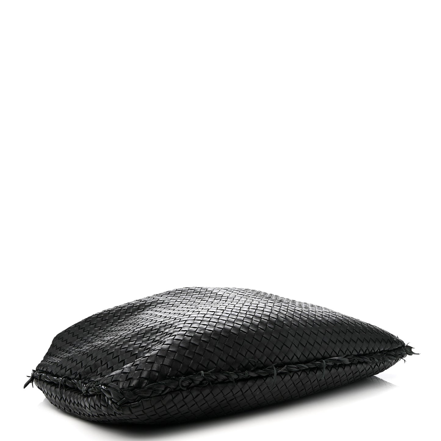 Nappa Intrecciato Fuzzy Maxi Veneta Hobo Black