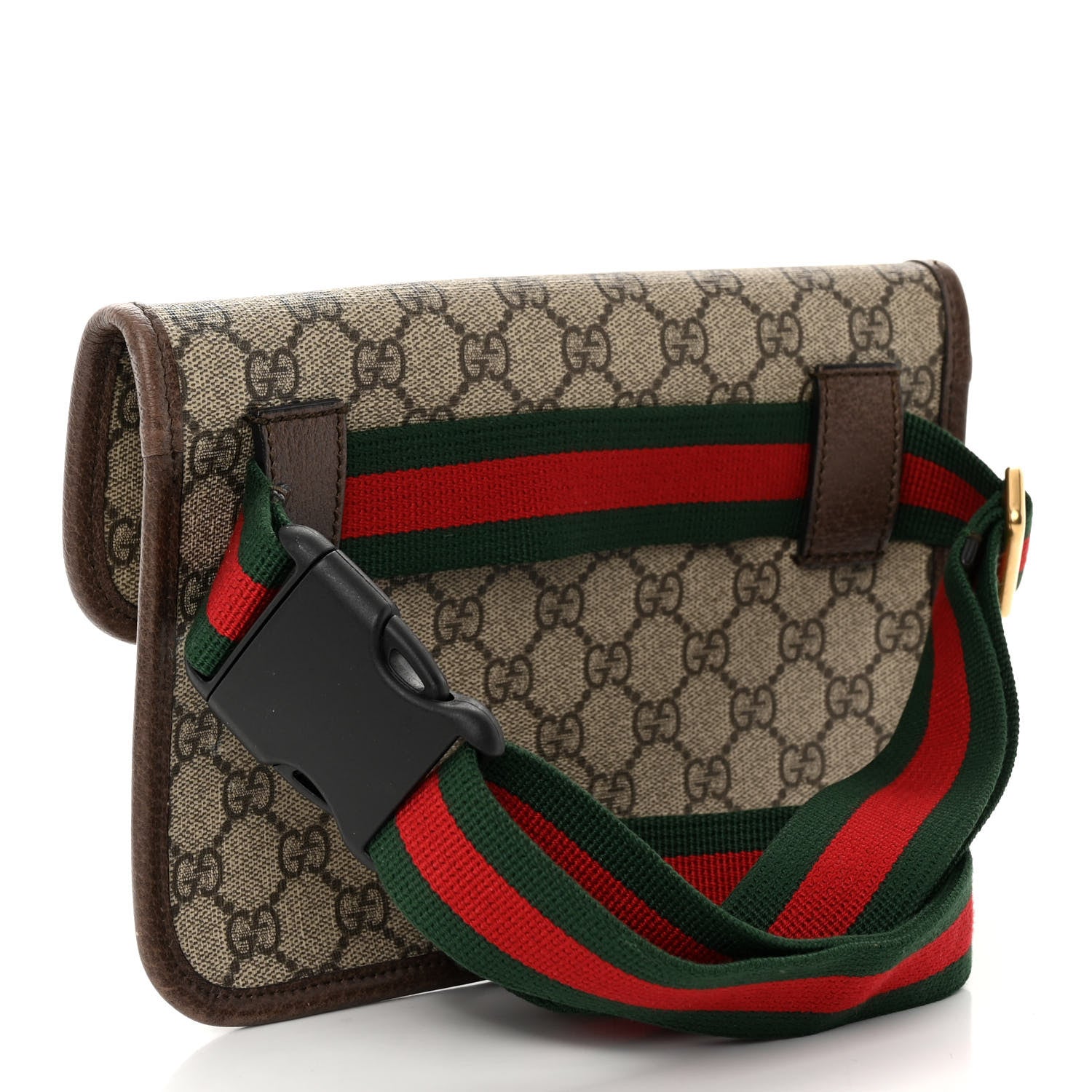 Gucci GG Supreme Monogram Neo Vintage Web Belt Bag Brown 3 of 11
