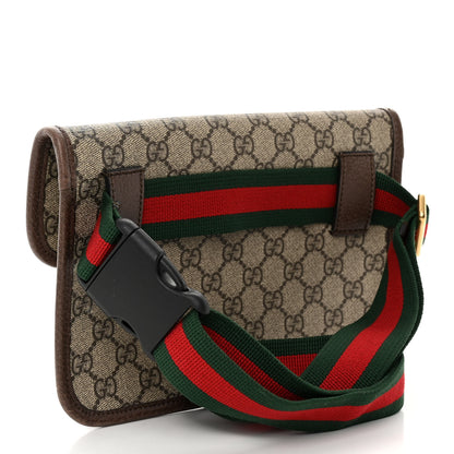 Gucci GG Supreme Monogram Neo Vintage Web Belt Bag Brown 3 of 11