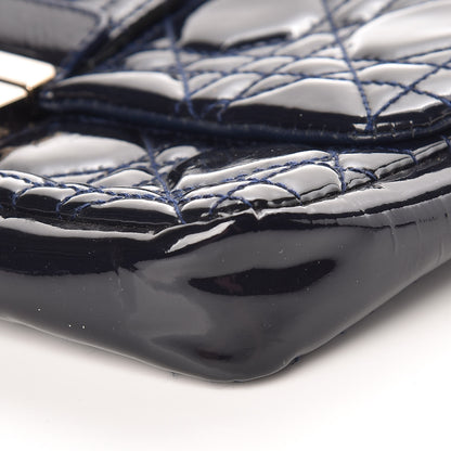 Christian Dior Patent Cannage New Lock Pouch Navy Blue 7 of 10