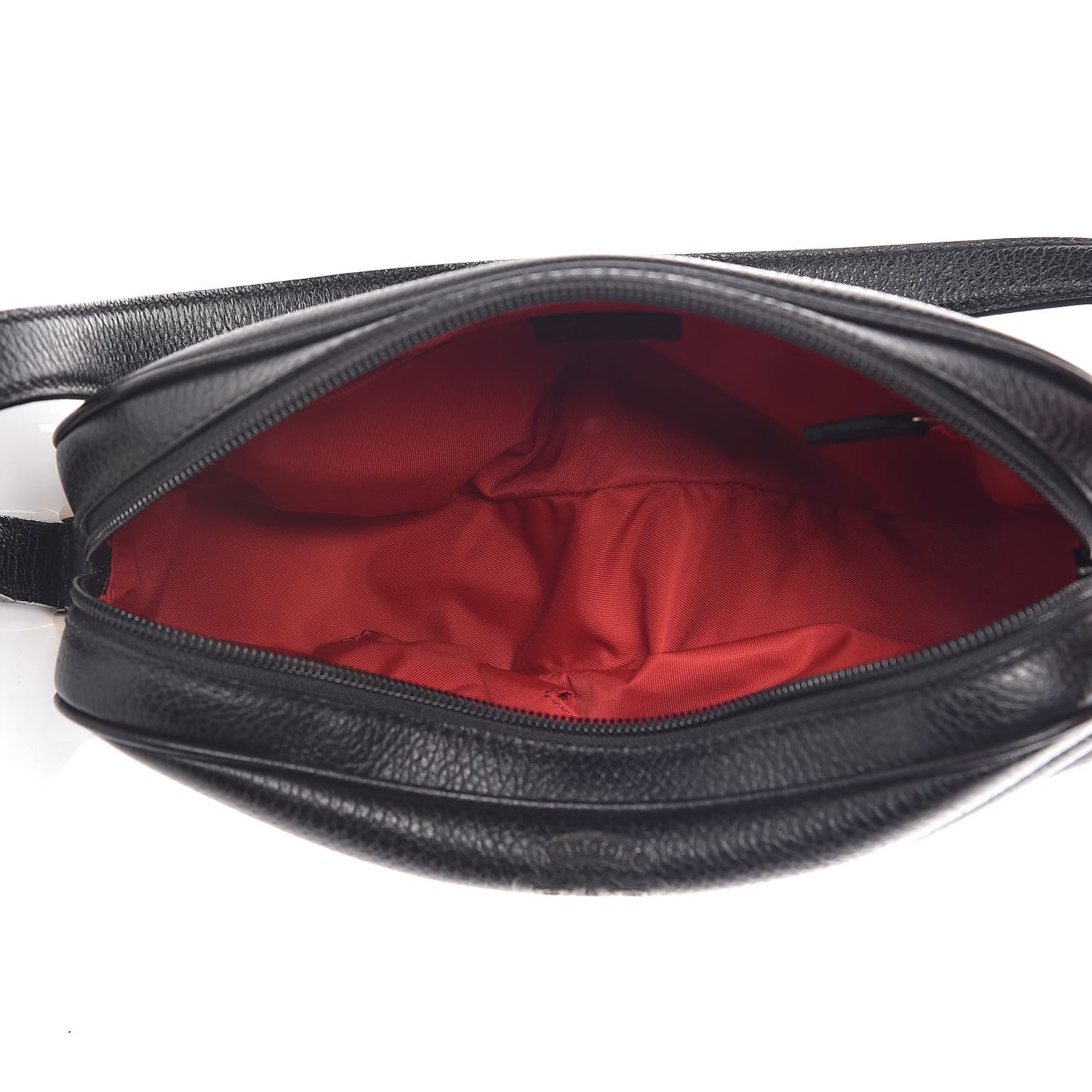 Monogram Crest Shoulder Bag Black