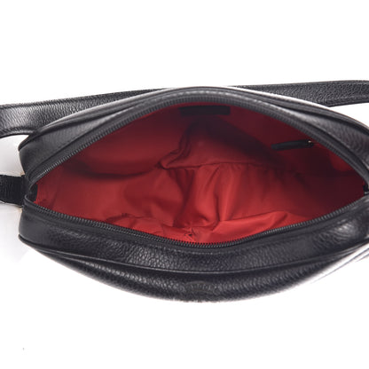 Gucci Monogram Crest Shoulder Bag Black 5 of 12