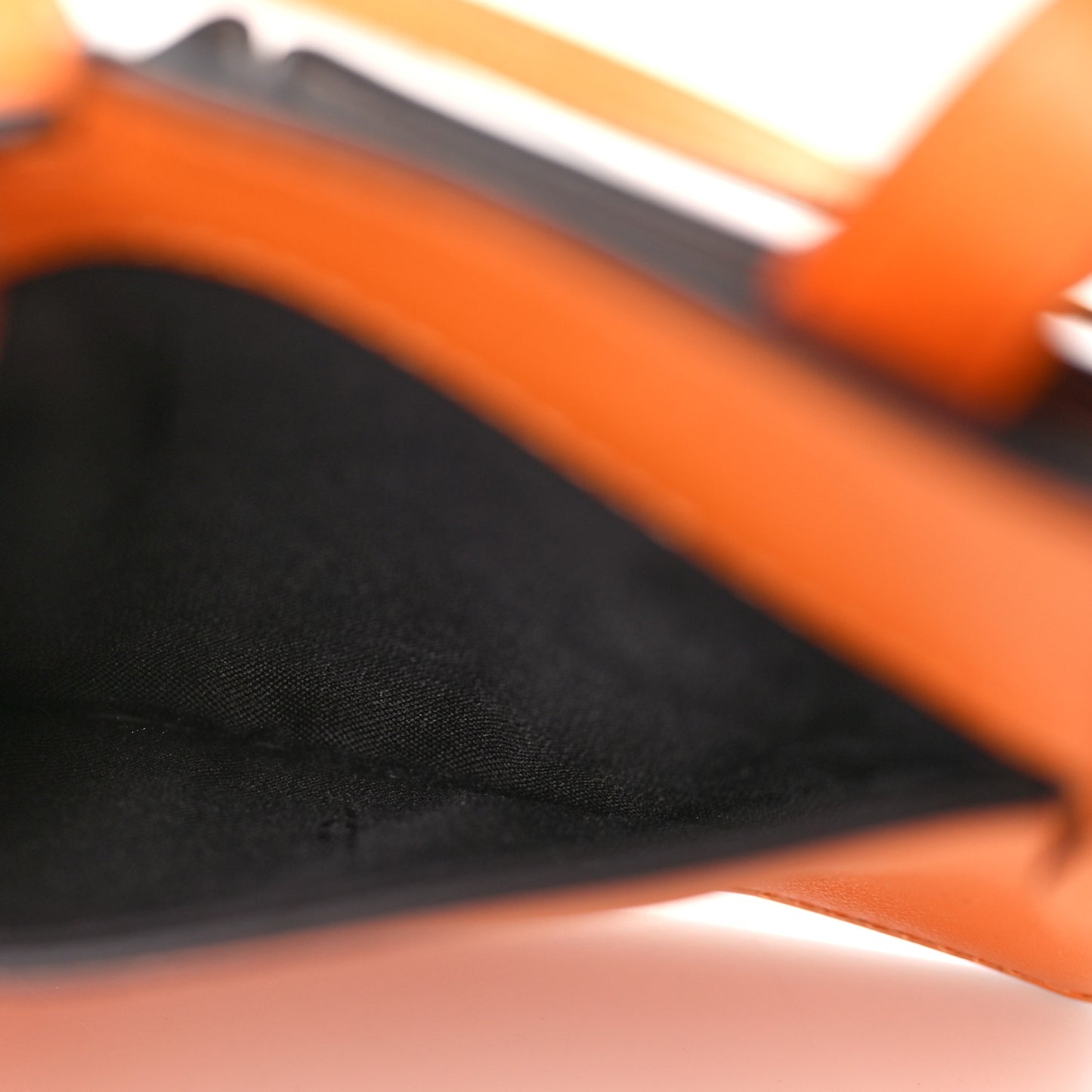 Vitello Grace Matte Two Pocket Mini Crossbody Aranciata
