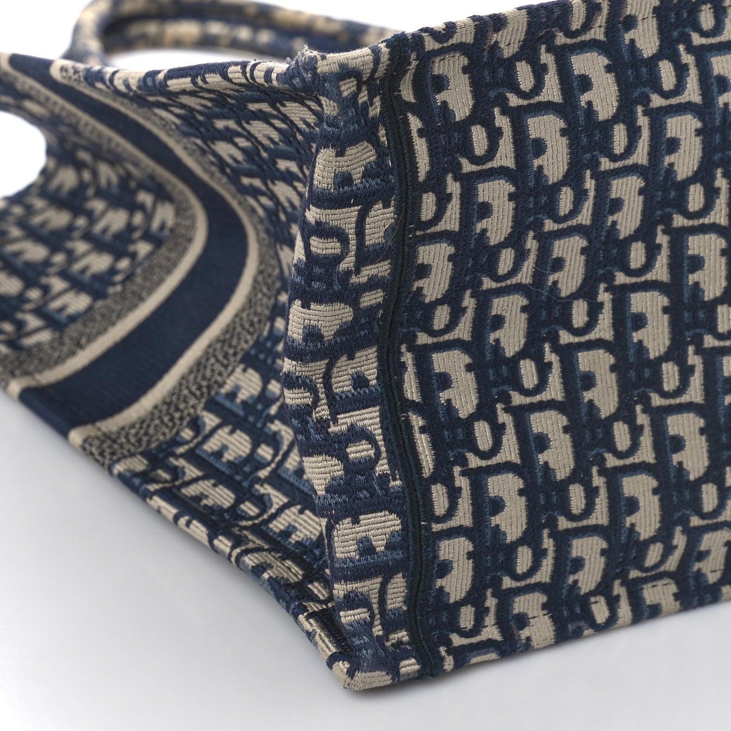 Christian Dior Oblique Large Book Tote Blue Multicolor 7 of 11