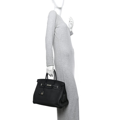 Hermes Togo Birkin 35 Black 2 of 12