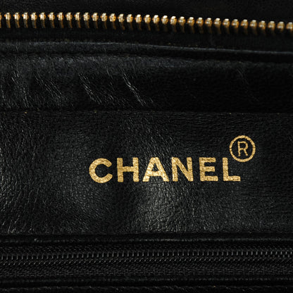 Chanel Lambskin Quilted Shoulder Bag Black 8 of 9