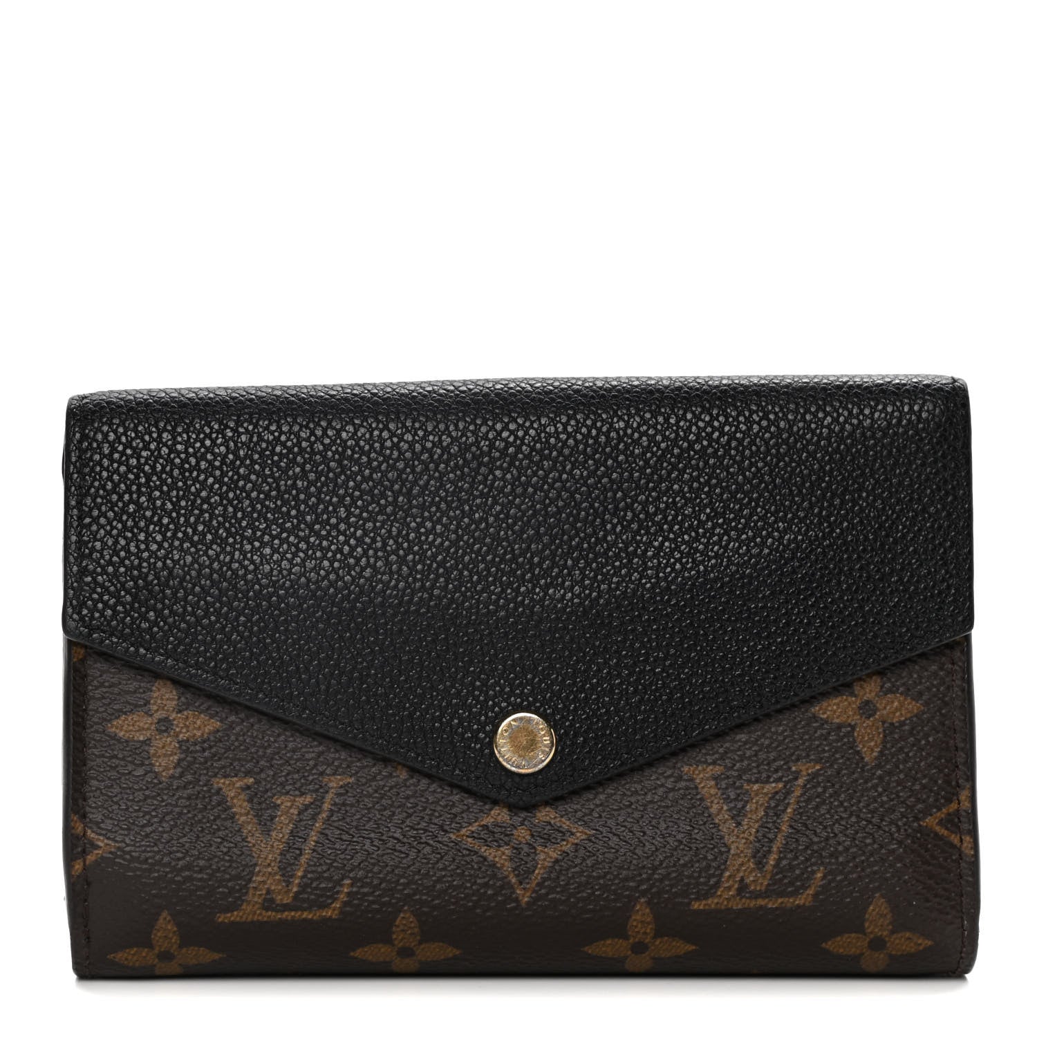 Louis Vuitton Monogram Pallas Compact Wallet Black 1 of 13