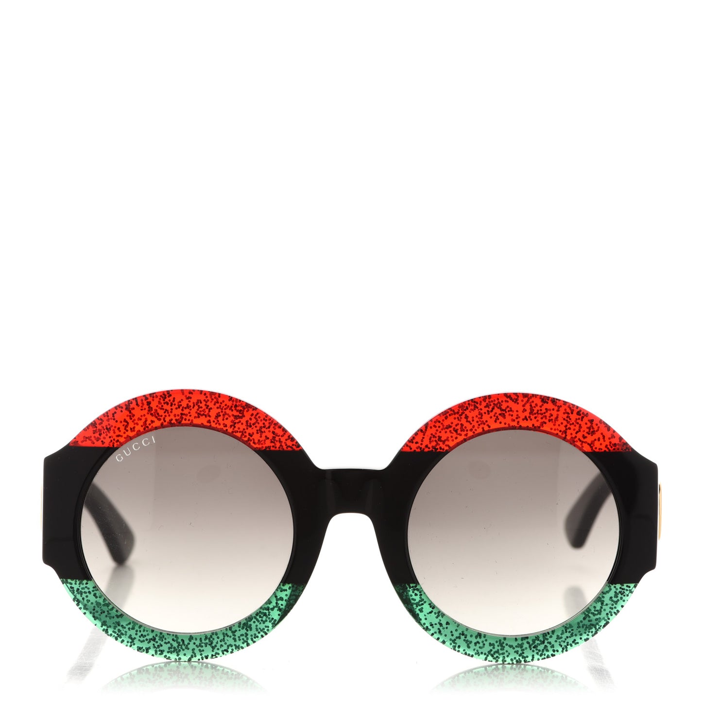 Acetate Round GG0084S Sunglasses Black Red Green