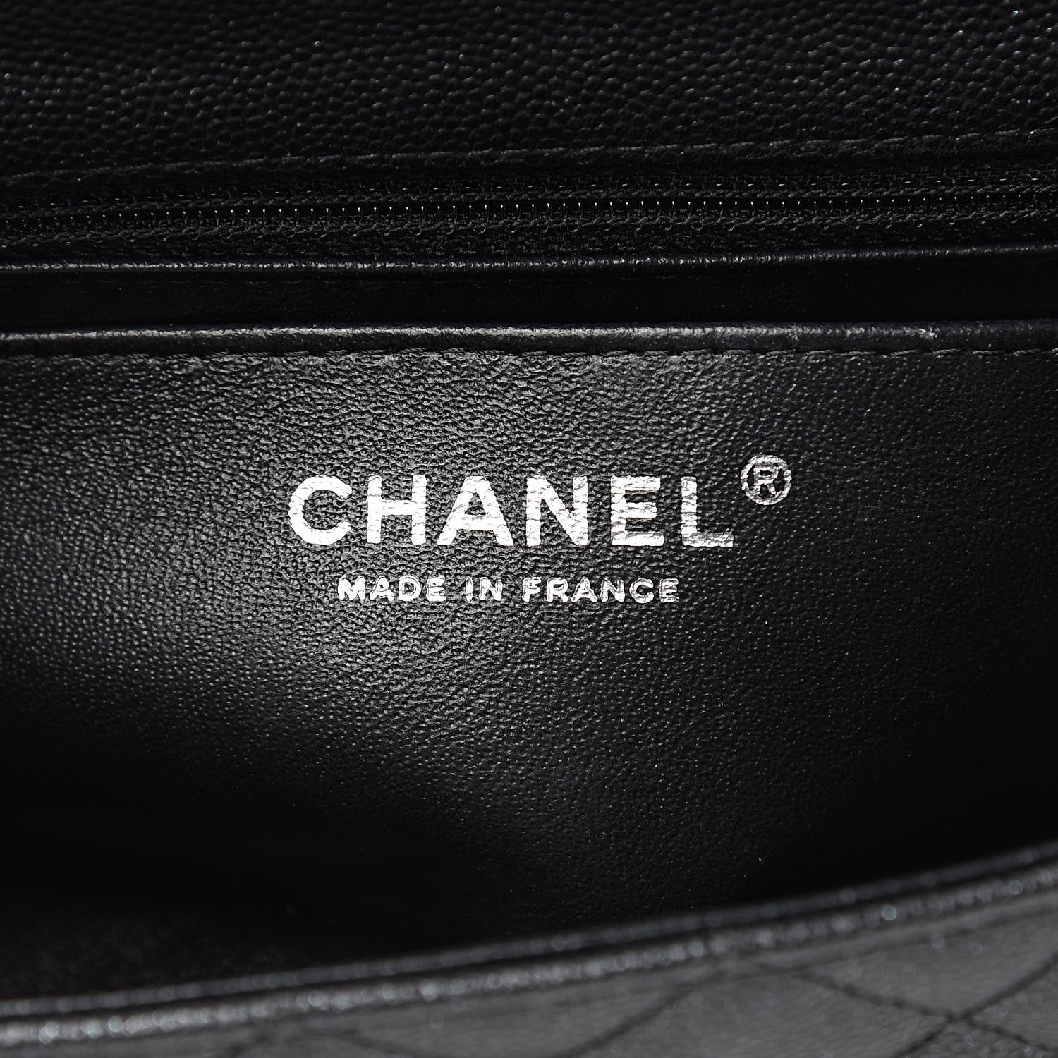 Chanel Iridescent Caviar Quilted Mini Rectangular Flap Black 7 of 11