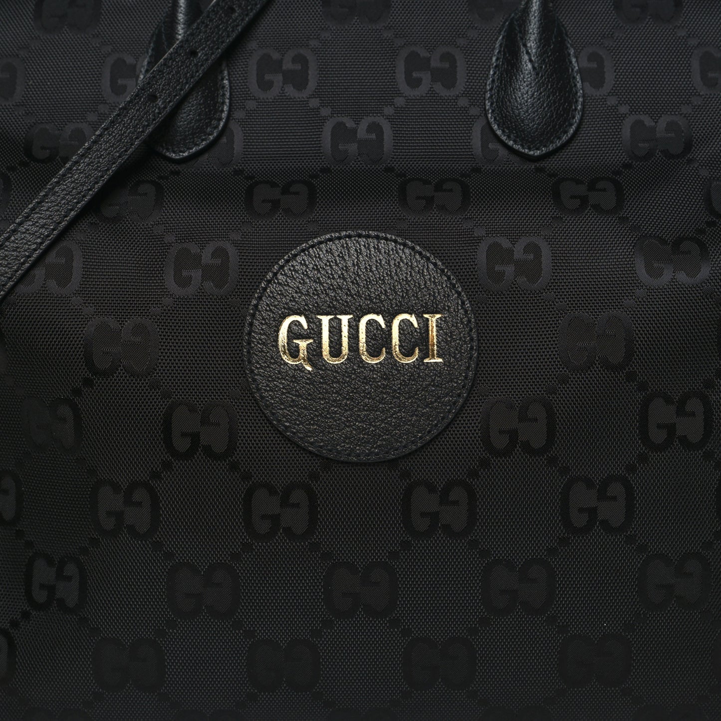 Econyl Nylon Monogram Large Off The Grid Tote Bag Black