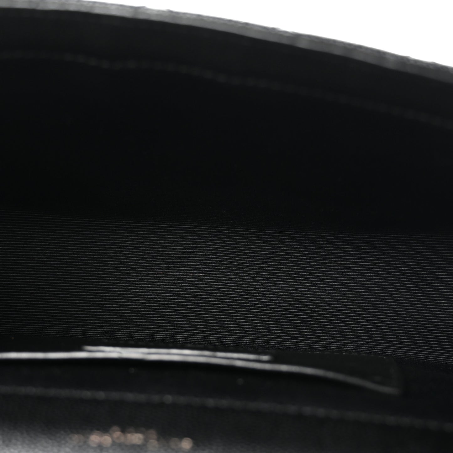 Grain De Poudre Textured Mixed Matelasse Triquilt Small Monogram Monochrome Satchel Black