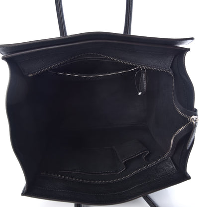 Celine Drummed Calfskin Mini Luggage Black 7 of 10