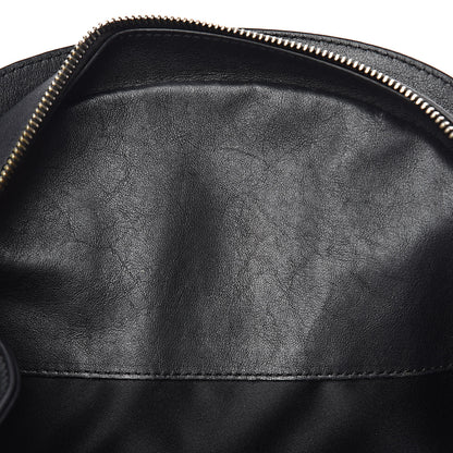 Versace Calfskin Medallion Tribute Bowling Bag Black 8 of 19