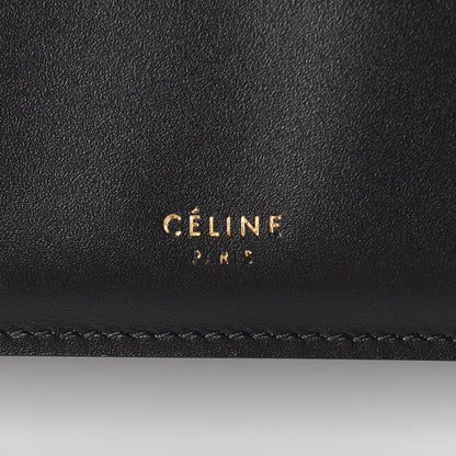 Celine Sleek Calfskin Medium Clasp Bag Black 6 of 9