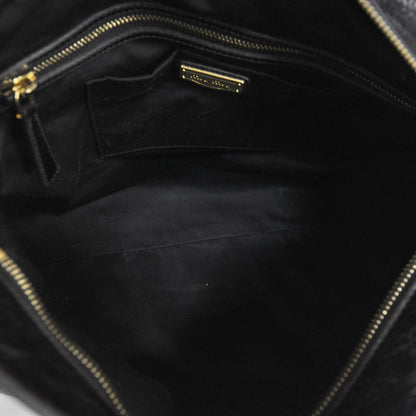 Miu Miu Leather Vitello Lux Bow Bag Black 8 of 9