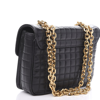 Celine Calfskin Quilted Small C Bag Black 4 of 10